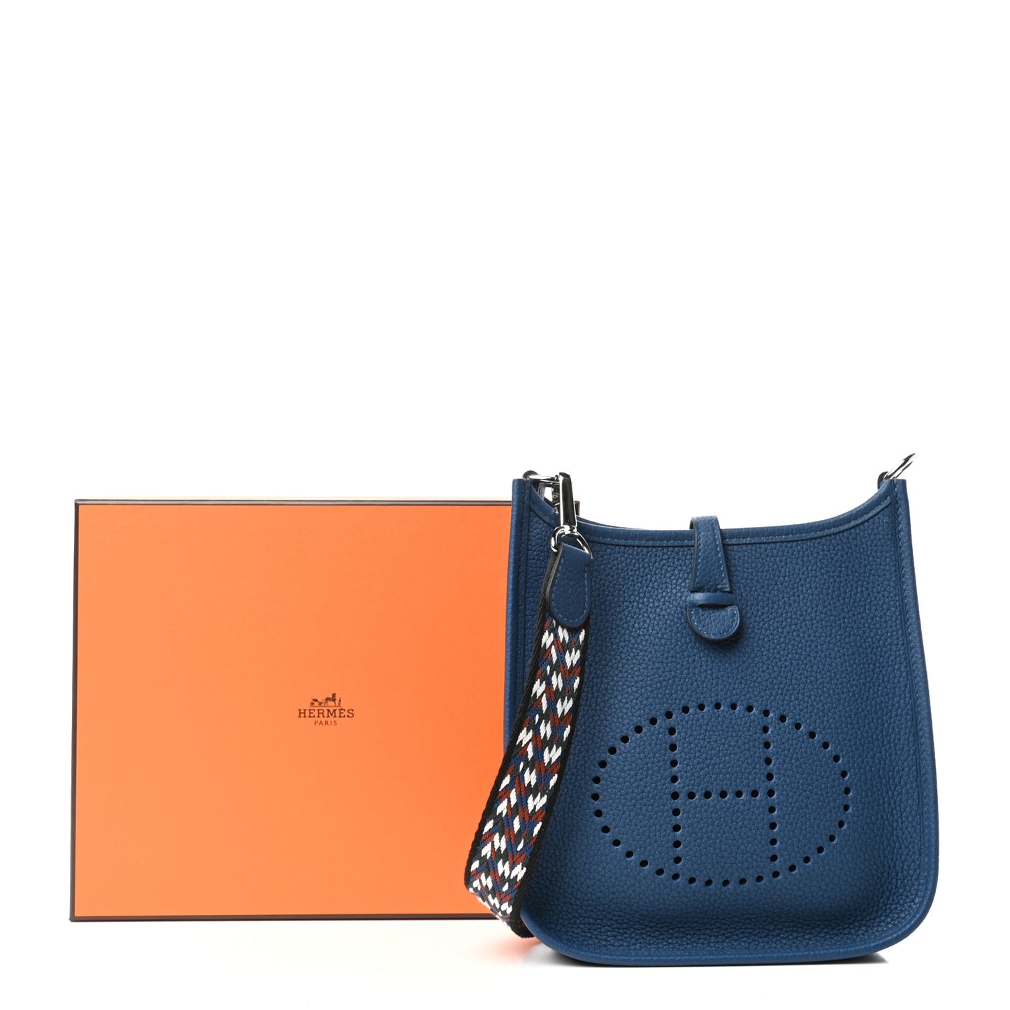 Taurillon Clemence Zigzag Evelyne TPM Deep Bleu Bleu Zellige Indigo Black