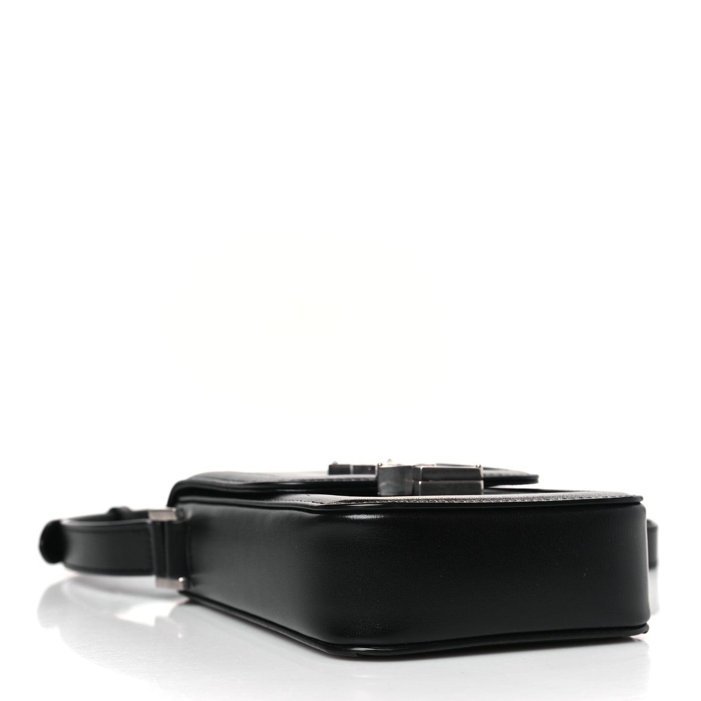 Smooth Calfskin Mini Solferino Satchel Black