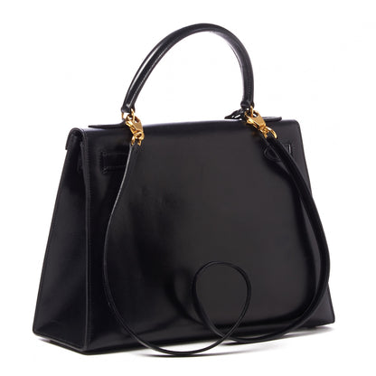 Hermes Box Kelly Sellier 28 Black 2 of 33