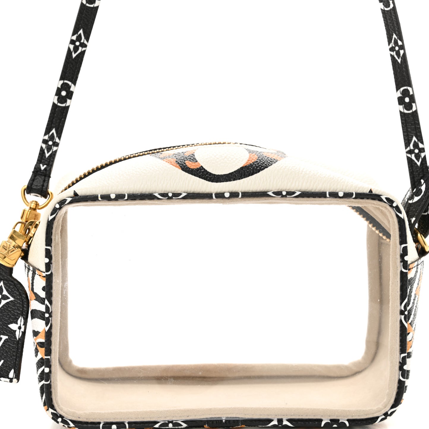 Monogram Giant Jungle Beach Pouch Ivory