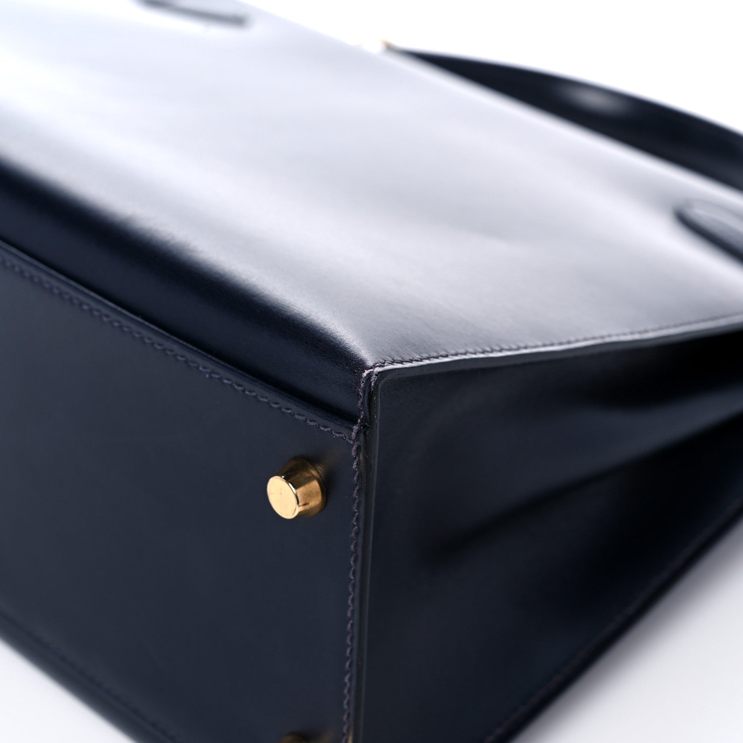 Hermes Box Kelly Sellier 32 Bleu Marine 12 of 34