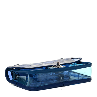 Chanel PVC Lambskin Stitched Mini Coco Splash Flap Blue 3 of 8