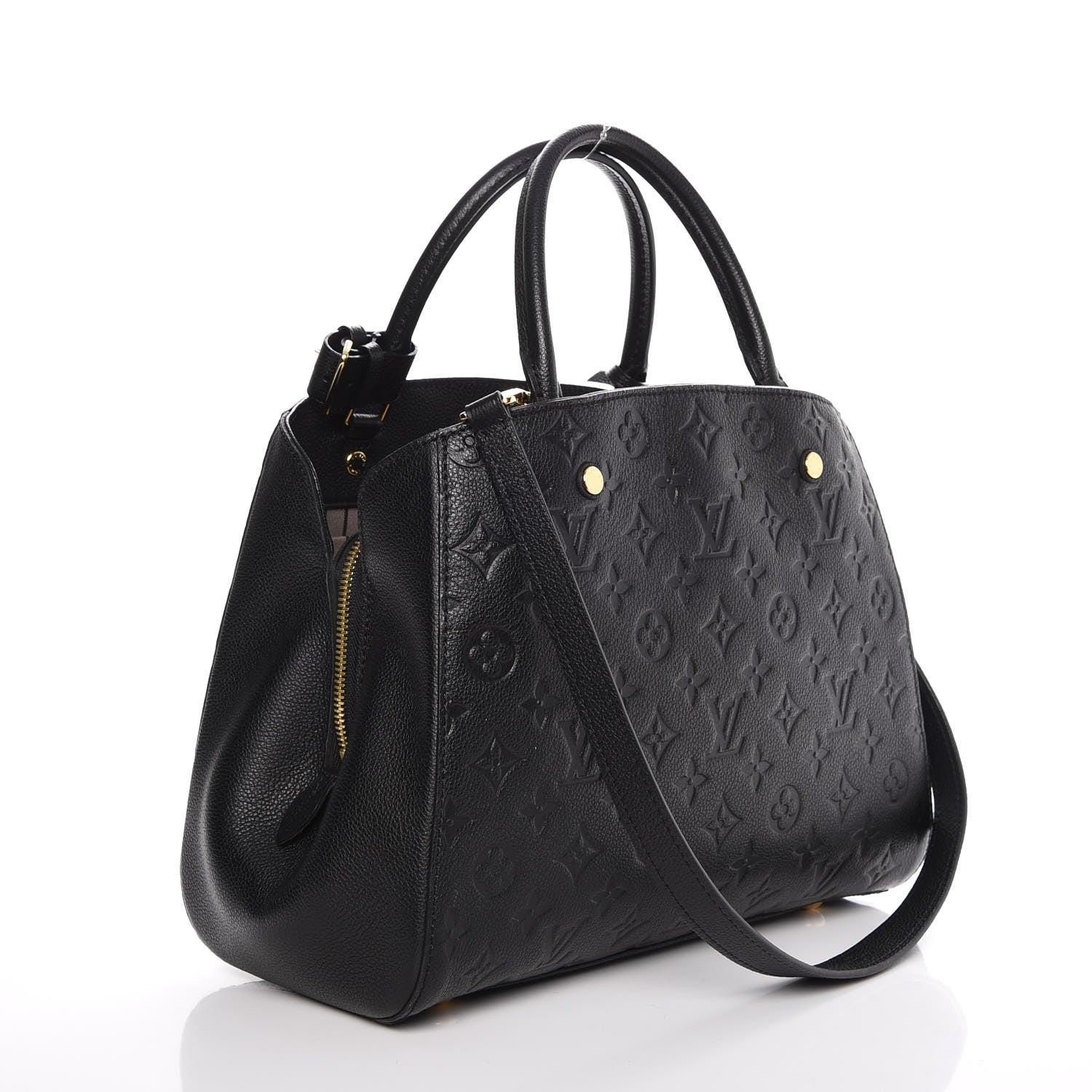 Louis Vuitton Empreinte Montaigne MM Black 4 of 8