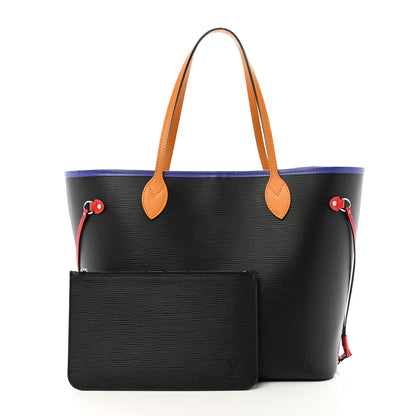 Louis Vuitton Epi Neverfull MM Noir Figue Safran 2 of 11
