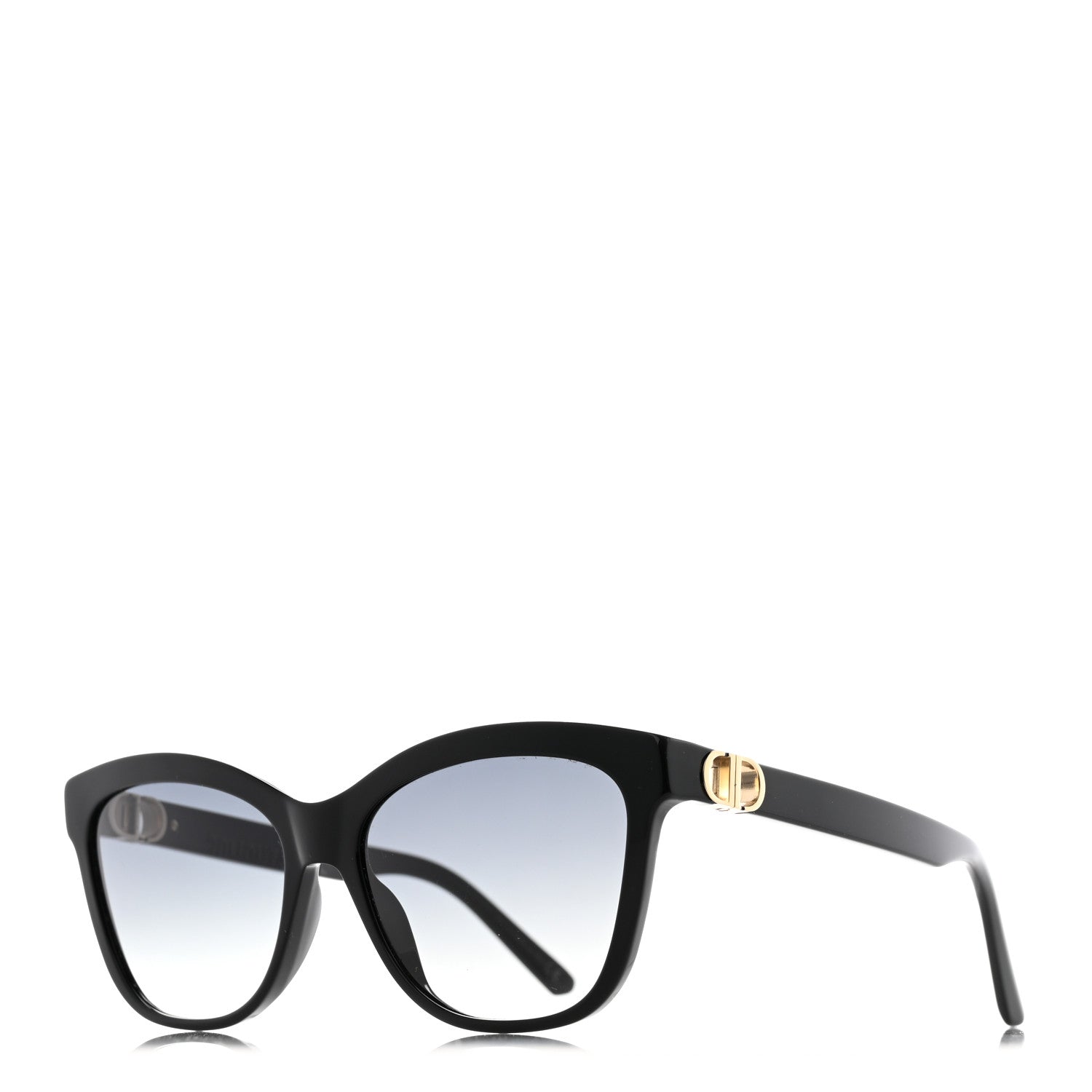 Christian Dior Acetate Butterfly 30 Montaigne Mini Sunglasses Black 1 of 9