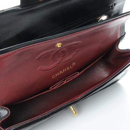 Chanel Lambskin Quilted Small Double Flap Black 5 of 9