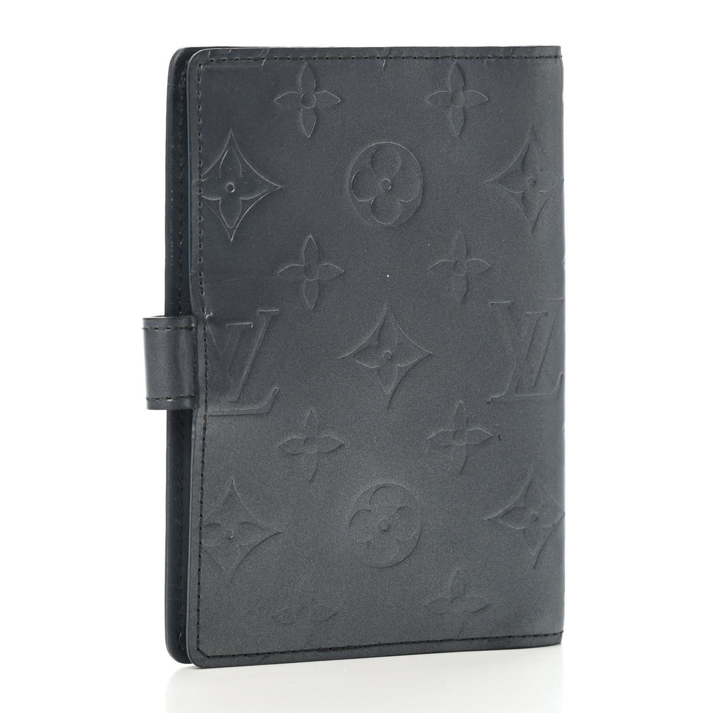 Mat Monogram Small Ring Agenda Cover Blue