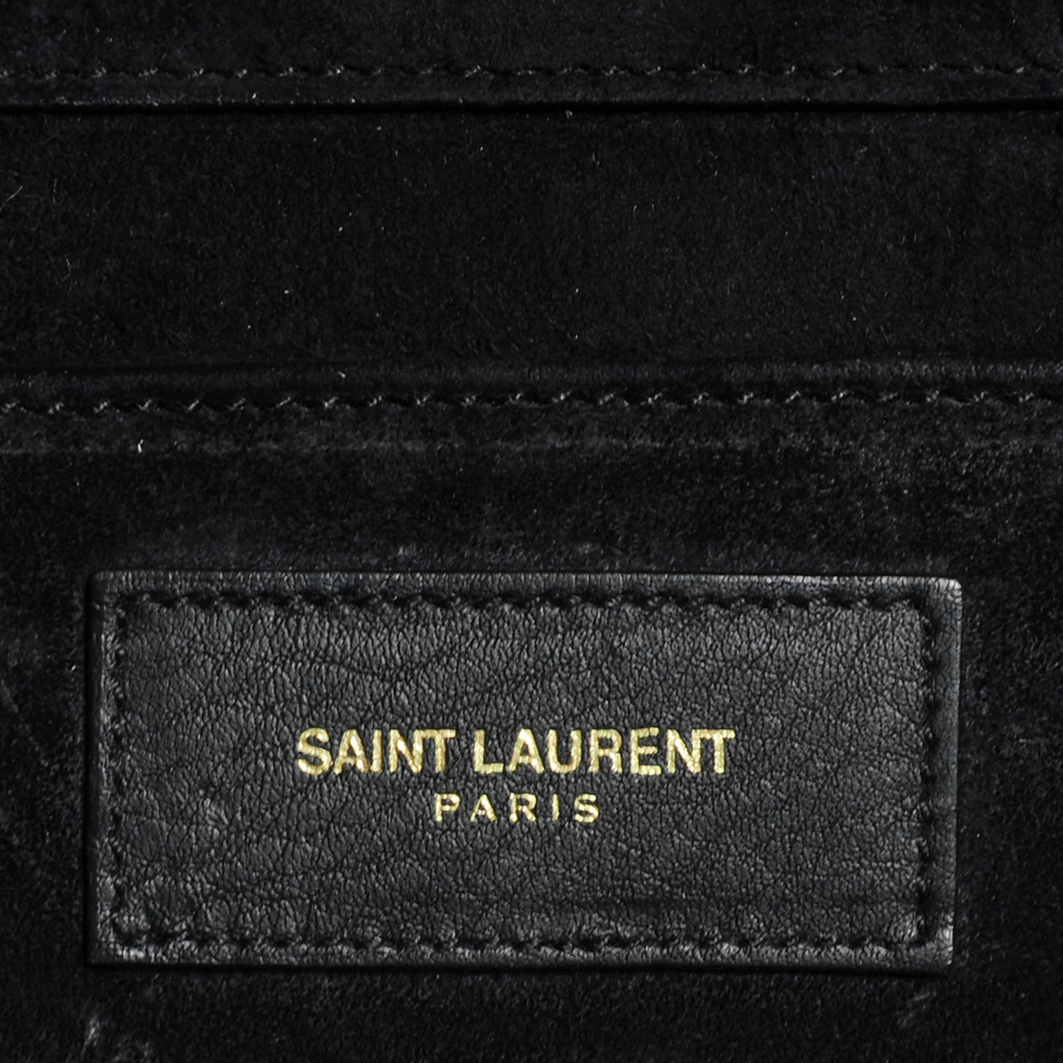 Saint Laurent Calfskin Classic Y Clutch Black 7 of 8