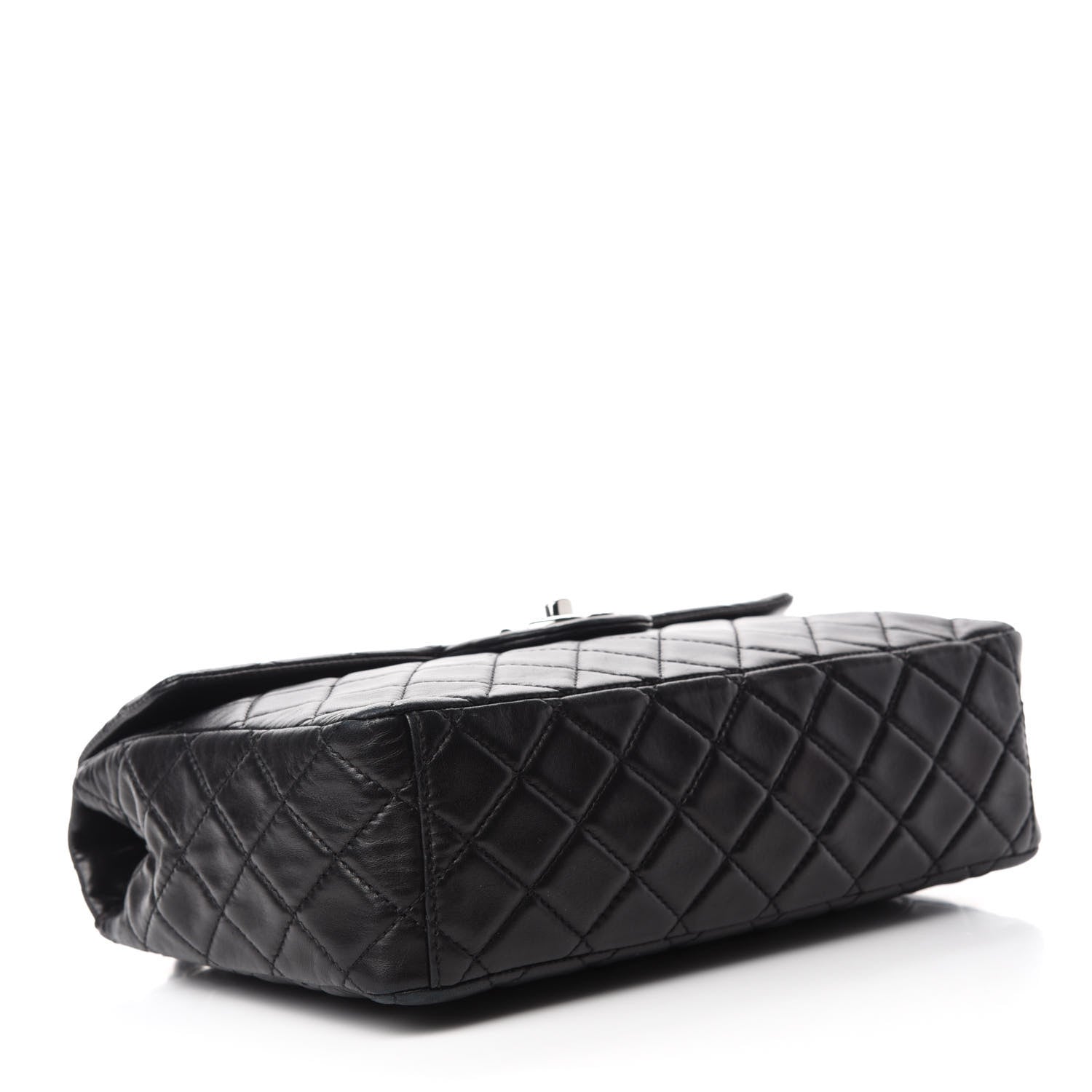 Chanel Lambskin Quilted Maxi Single Flap Black 4 of 11