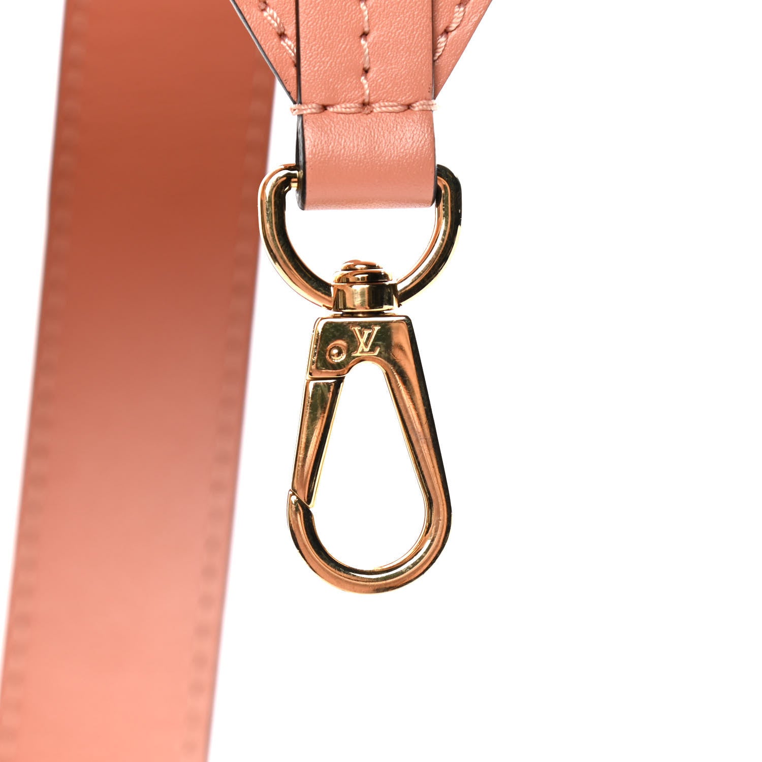 Louis Vuitton Calfskin Beaubourg Shoulder Strap Peach 4 of 4