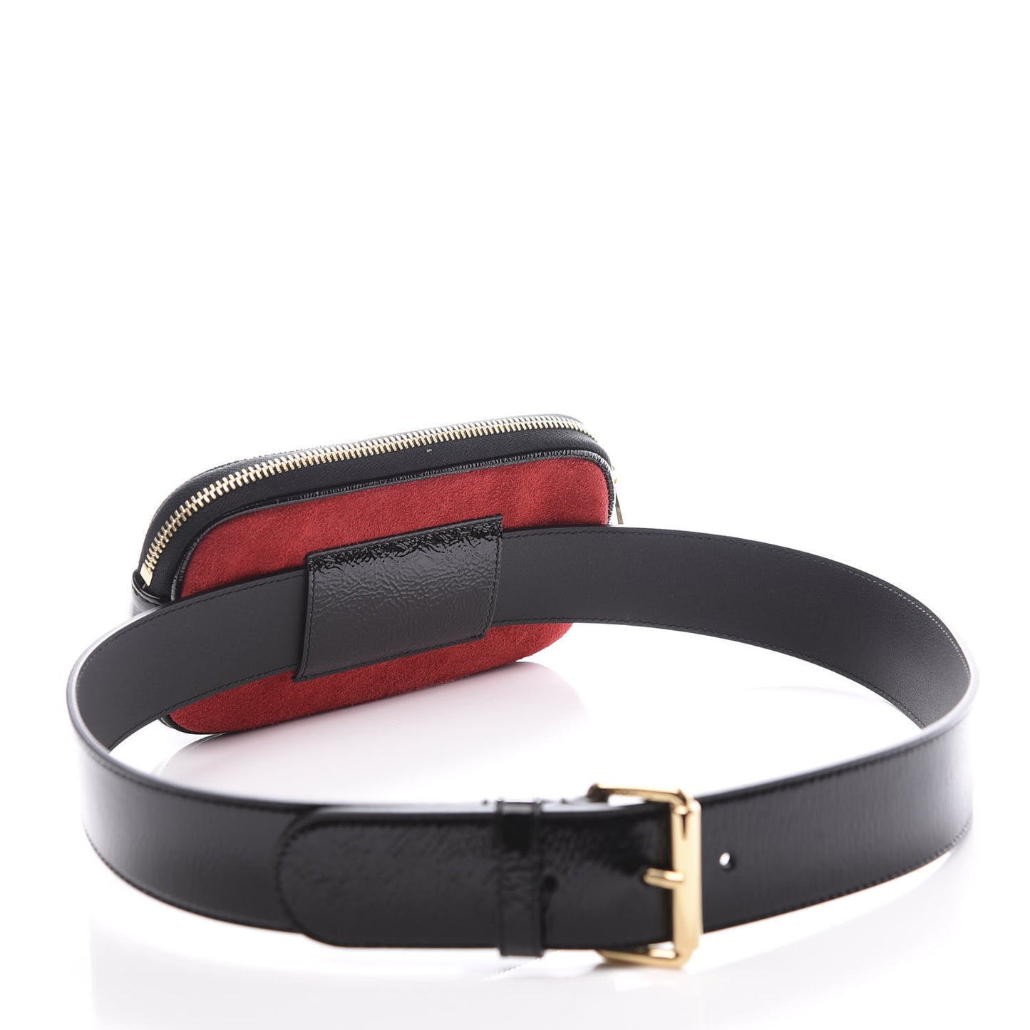 Suede Patent Ophidia Belted iPhone Case 85 34 Hibiscus Red