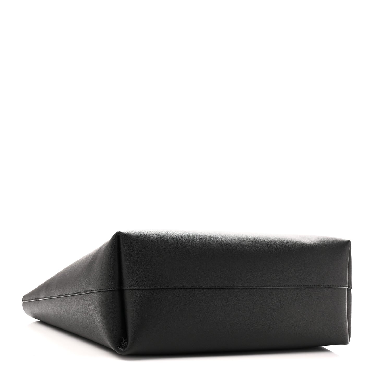 Calfskin Large Shopping Tote Black