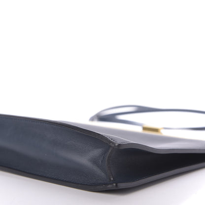 Celine Smooth Calfskin Mini Clasp Bag Navy 7 of 9