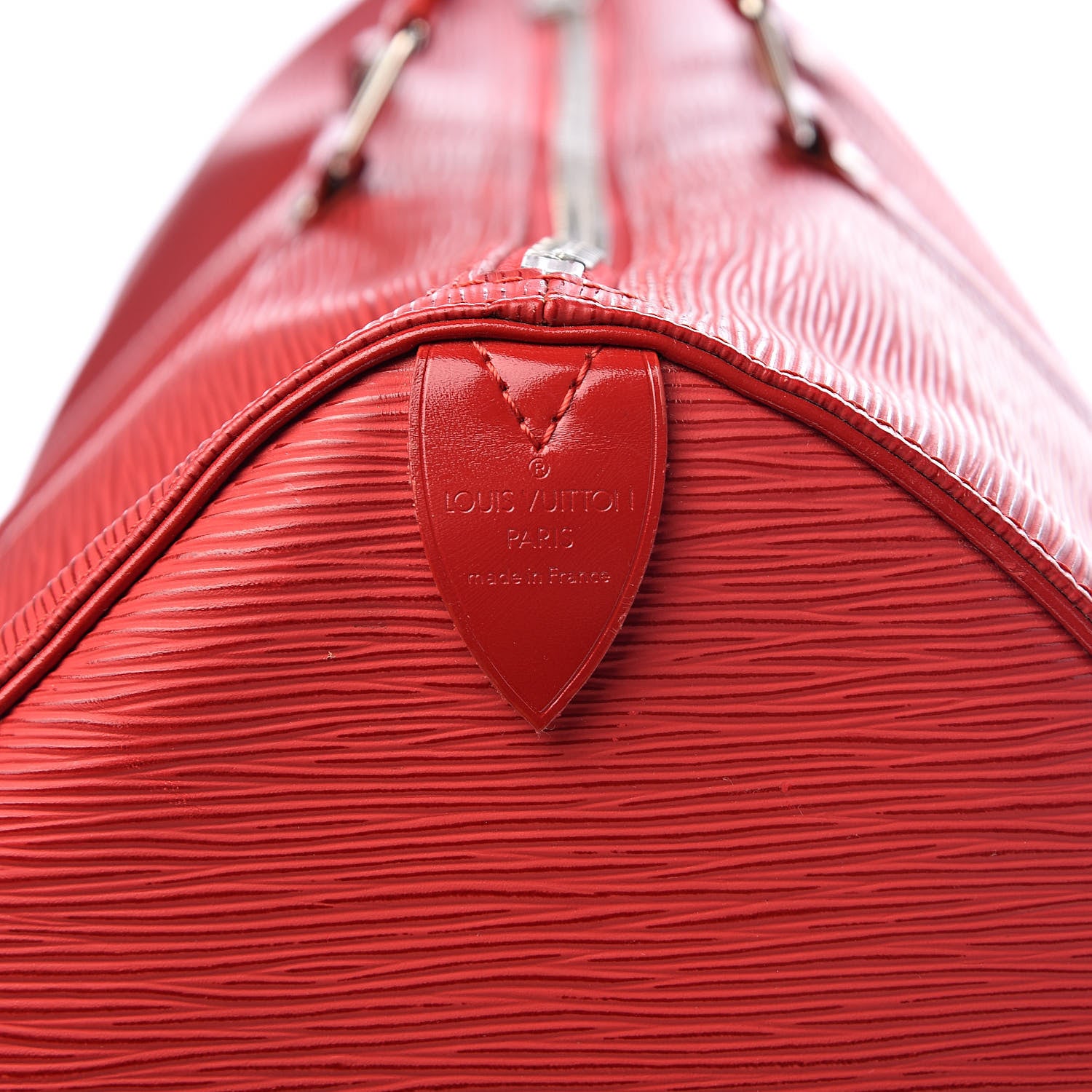Louis Vuitton Epi Keepall 45 Castillan Red 6 of 17