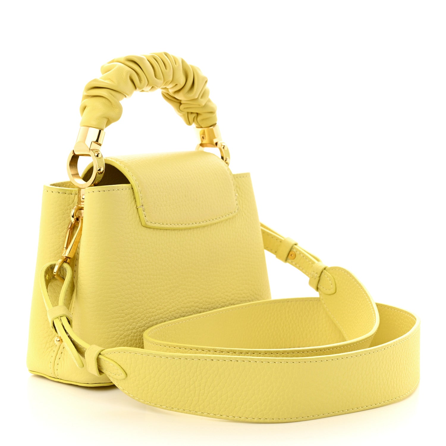 Louis Vuitton Taurillon Mini Chouchou Capucines Jaune 3 of 9