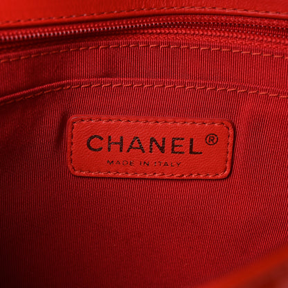 Chanel Patent Calfskin Quilted Valentine Charms Medium Single Flap Red 6 of 10