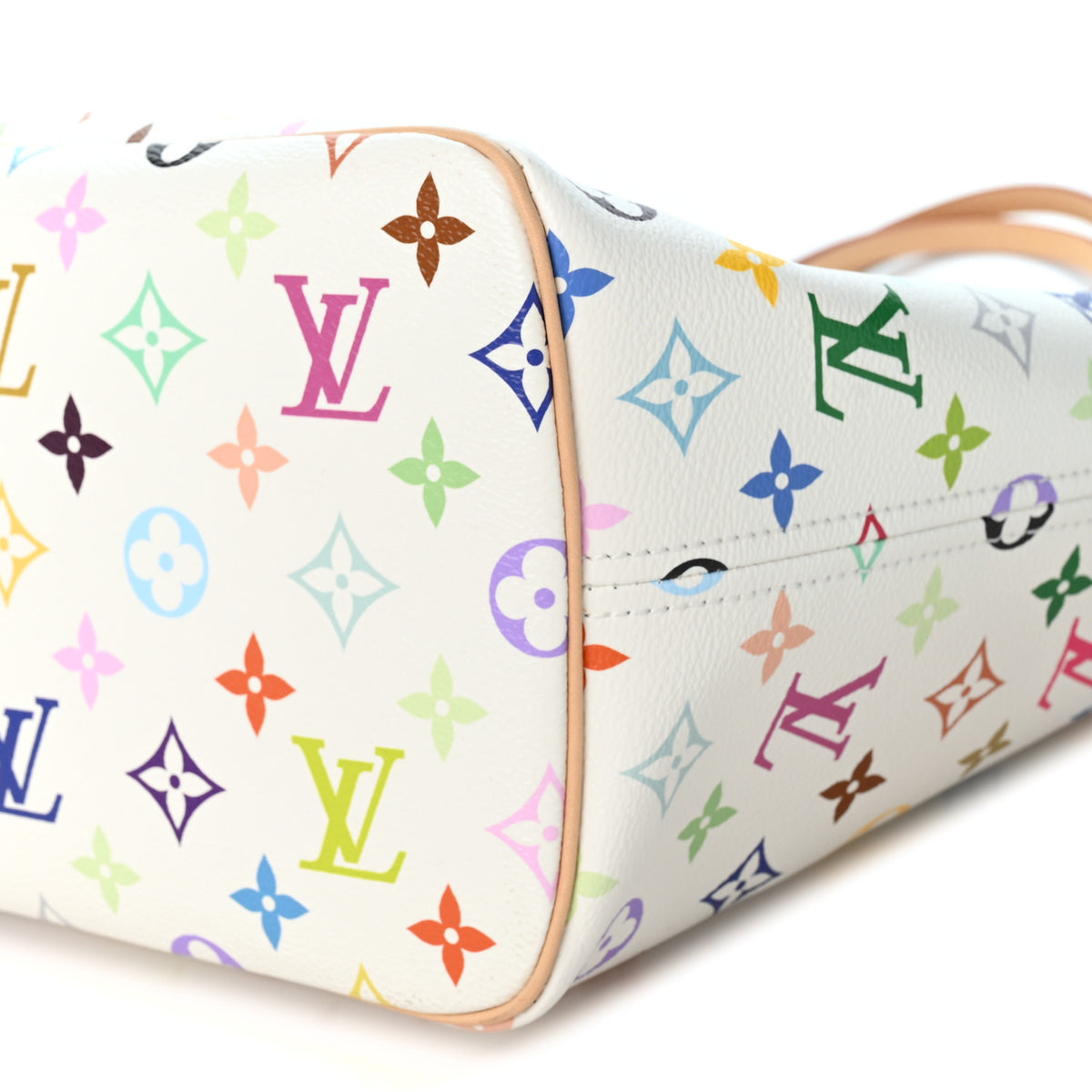 Louis Vuitton LV X TM Monogram Multicolor Neverfull MM White 10 of 10