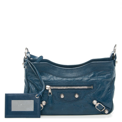 Balenciaga Agneau Giant 12 Silver Hardware Hip Bleu Mineral 1 of 8