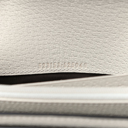 Gucci GG Supreme Monogram Flora Web Ophidia Continental Wallet White 7 of 10