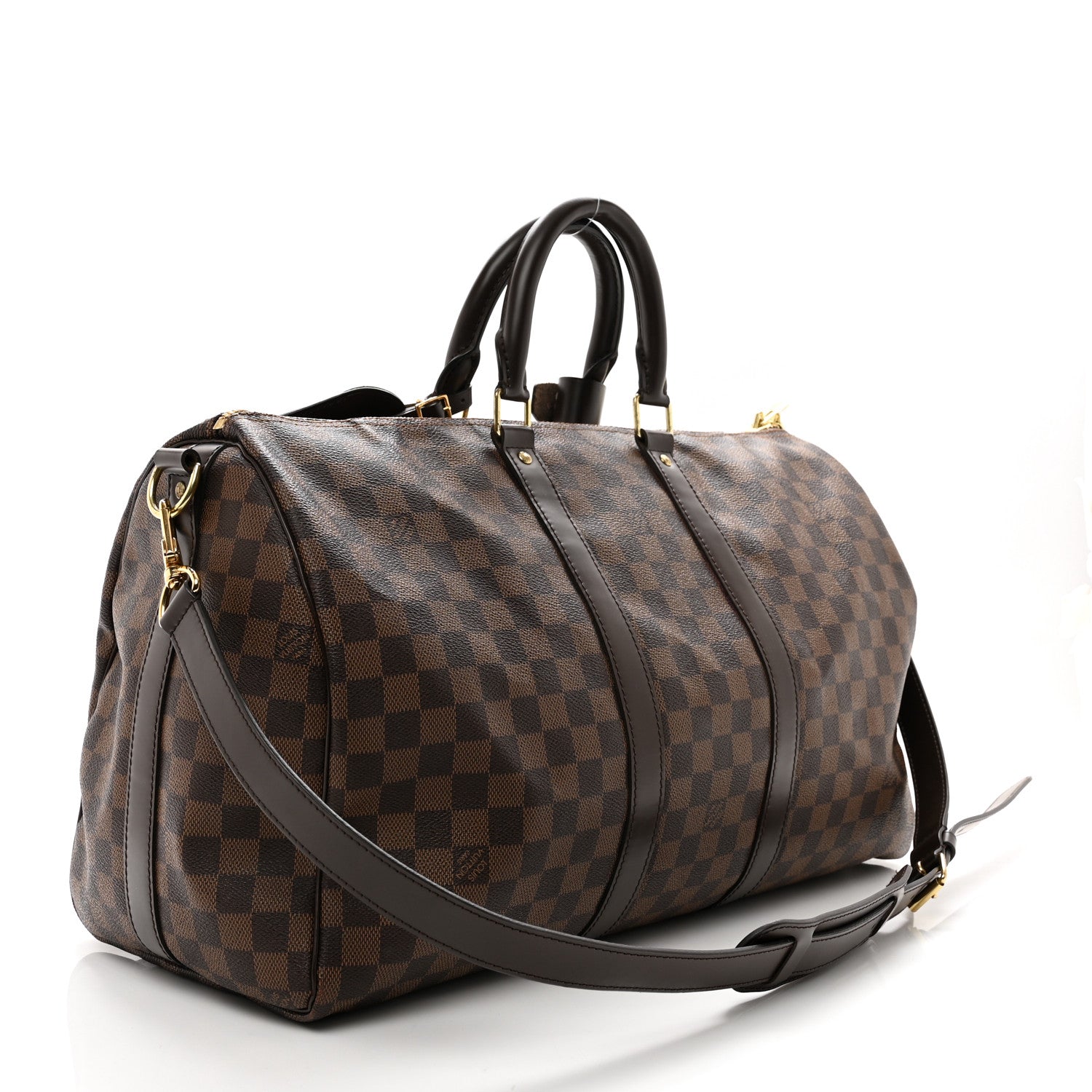 Louis Vuitton Damier Ebene Keepall Bandouliere 45 2 of 9