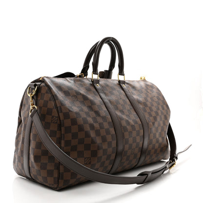 Louis Vuitton Damier Ebene Keepall Bandouliere 45 2 of 9