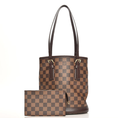 Louis Vuitton Damier Ebene Marais Bucket 23 1 of 10