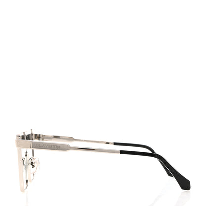 Louis Vuitton Acetate Swarovski Crystal Cyclone Sunglasses Z1899U Black 3 of 7