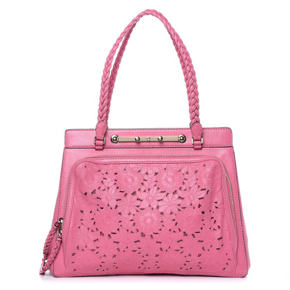 Valentino Garavani Vitello Lace Demetra Satchel Pink 1 of 17