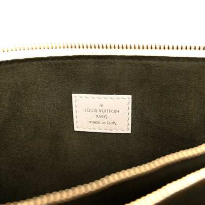 Louis Vuitton Lambskin Embossed Monogram Coussin PM Beige Cream 6 of 10