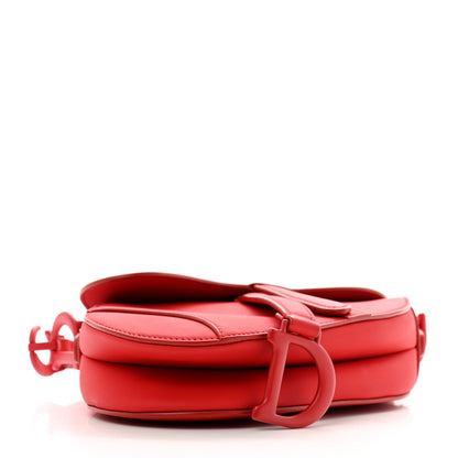 Christian Dior Ultra Matte Calfskin Mini Saddle Bag Red 4 of 12