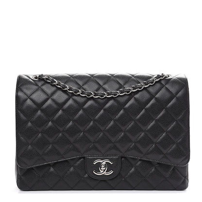 Chanel Caviar Quilted Maxi Double Flap Black 1 of 13