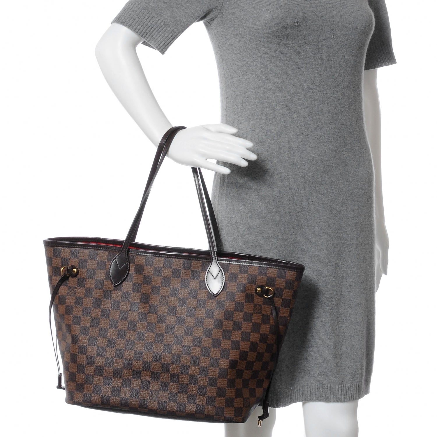 Louis Vuitton Damier Ebene Neverfull MM 2 of 7