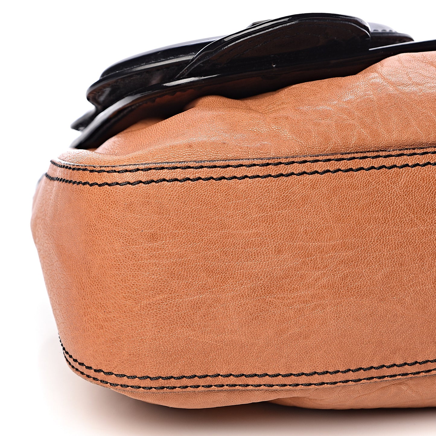 Nappa Patent B Bag Osso Black