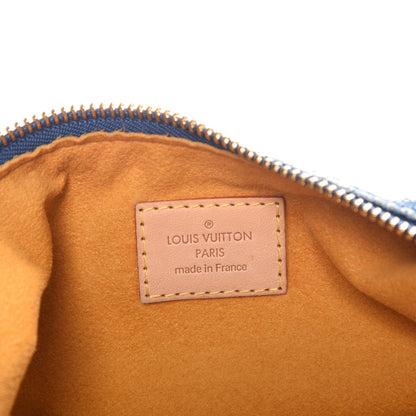 Louis Vuitton Monogram Denim Baggy PM Blue 6 of 7