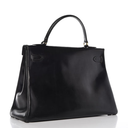 Hermes Box Kelly Retourne 32 Black 3 of 36