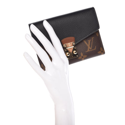 Louis Vuitton Monogram Pallas Compact Wallet NM Black 2 of 8