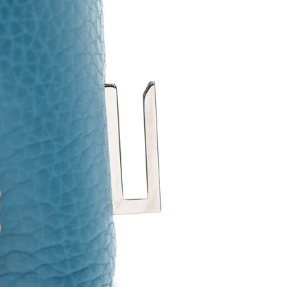 Hermes Taurillon Clemence Birkin 30 Blue Jean 19 of 28