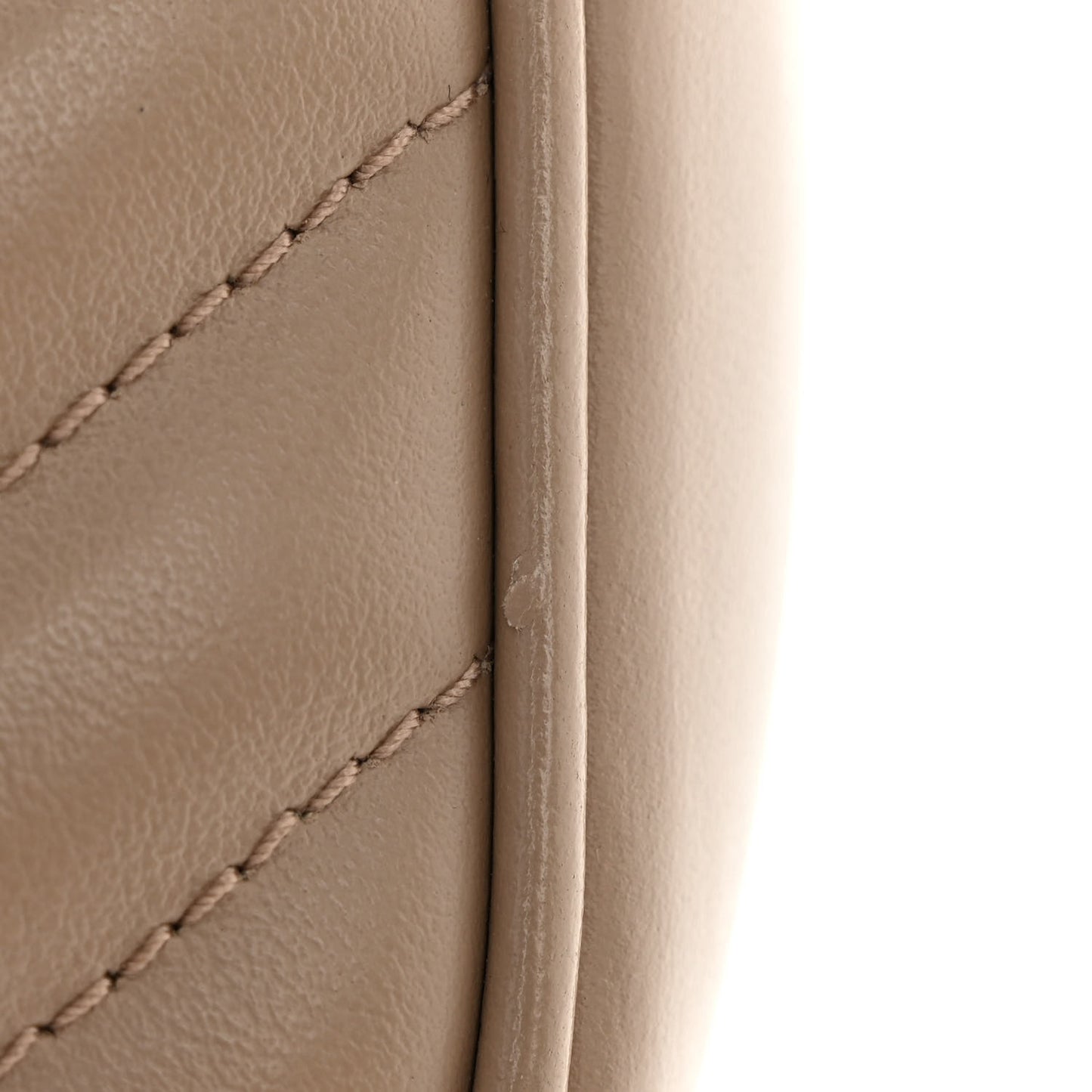 Calfskin Matelasse Monogram Lou Camera Bag Dark Latte