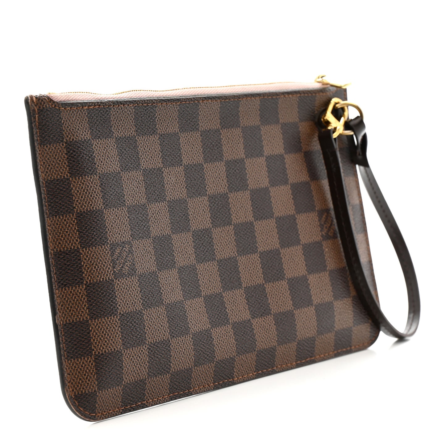 Damier Ebene Neverfull MM GM Pochette Rose Ballerine