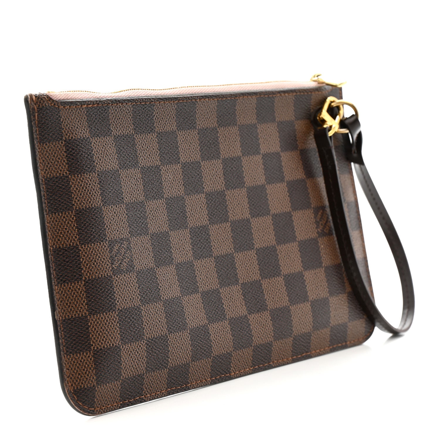 Louis Vuitton Damier Ebene Neverfull MM GM Pochette Rose Ballerine 3 of 11