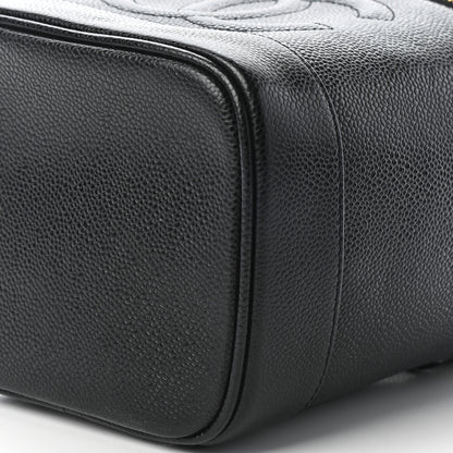 Chanel Caviar Vanity Cosmetic Case Black 10 of 10