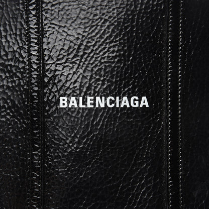 Balenciaga Textured Patent Calfskin XXS Everyday Tote Black 7 of 9