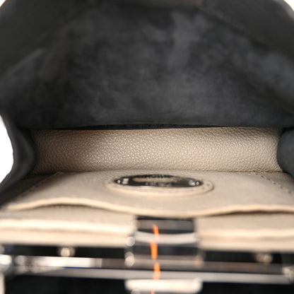 Fendi Cuoio Romano Selleria Chamois Small Peekaboo I SEE U Satchel Asfalto Camelia 5 of 10