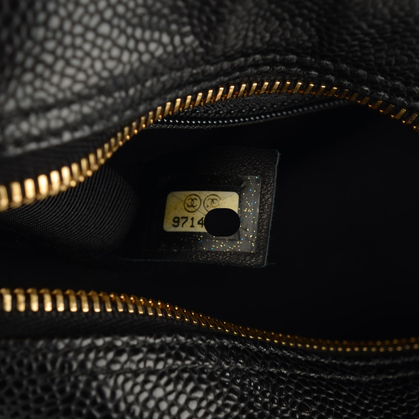 Caviar Quilted Small Bowler Black