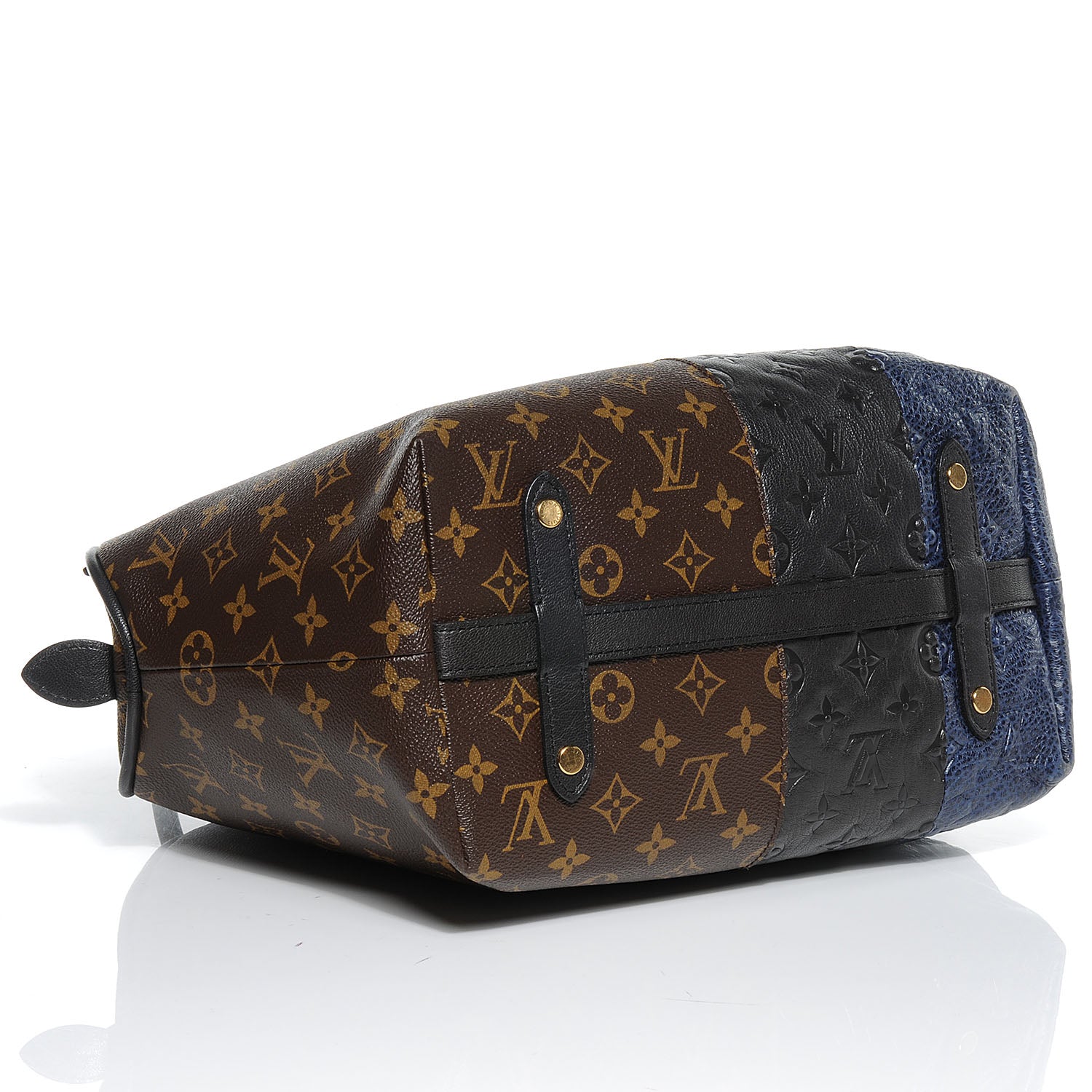Louis Vuitton Monogram Stripes Medium Bag Marine 4 of 8