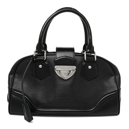 Louis Vuitton Epi Bowling Montaigne GM Black 1 of 32