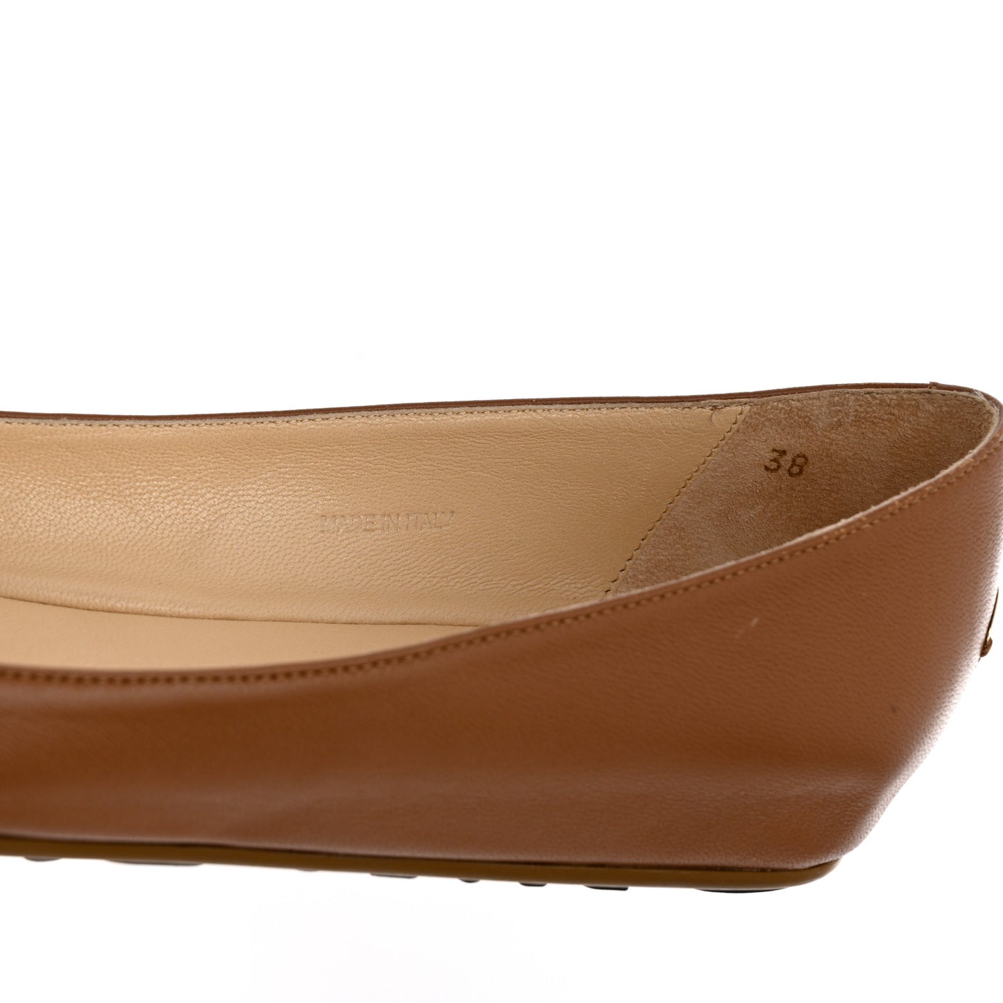 Nappa Metal Mesh Waine Ballet Flats 38 Canyon Gold