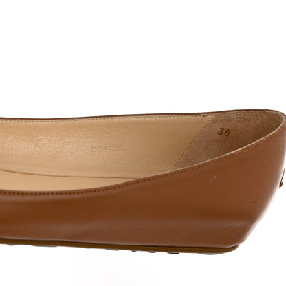 Jimmy Choo Nappa Metal Mesh Waine Ballet Flats 38 Canyon Gold 6 of 13