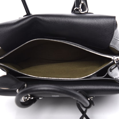 MCM Grained Calfskin Studded Medium Milla Tote Black 8 of 11