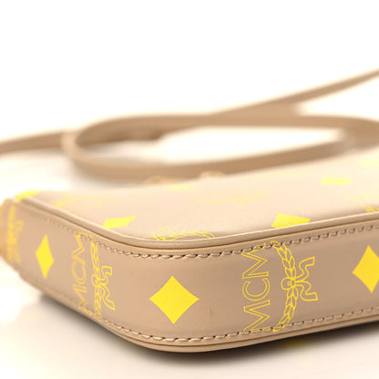 MCM Calfskin Color Splash Mini Pouch on Chain Croissant 7 of 8